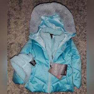 3T Bright Blue Winter Coat
